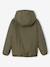 Blouson réversible réfléchissant garçon à capuche kaki 5 - vertbaudet enfant 
