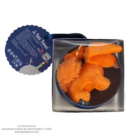 Capsule de noël porte-clés peluche le renard - le petit prince Bleu 6 - vertbaudet enfant 