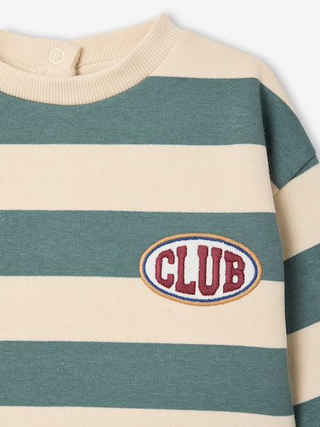 Ensemble bébé garçon sweat et pantalon vert émeraude 5 - vertbaudet enfant 