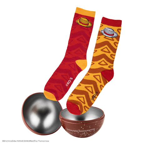 Capsule de noël chaussettes luffy - one piece Rouge 4 - vertbaudet enfant 