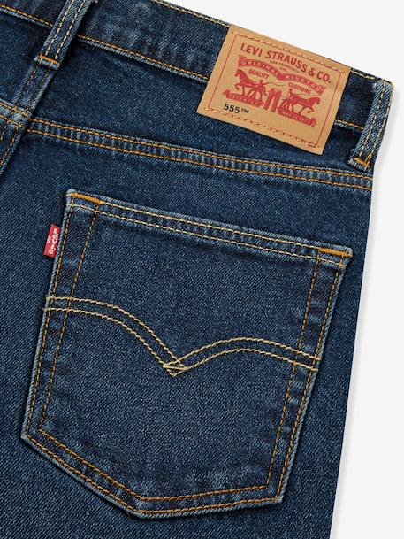 Jean 555 relaxed straight denim brut 3 - vertbaudet enfant 