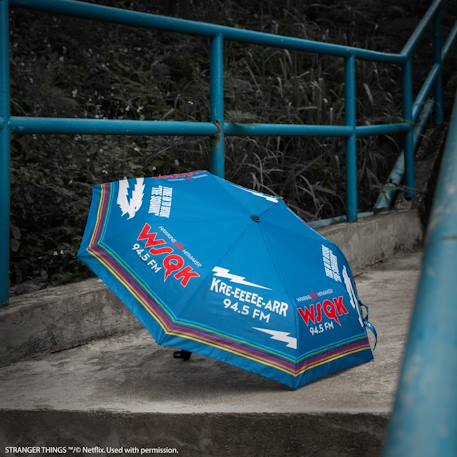Parapluie wsqk - stranger things Bleu 2 - vertbaudet enfant 