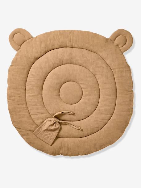 Tapis photo bébé en gaze de coton moka 2 - vertbaudet enfant 