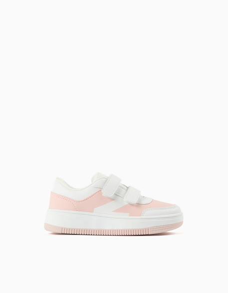 Baskets avec fermeture à scratch Rose 1 - vertbaudet enfant 