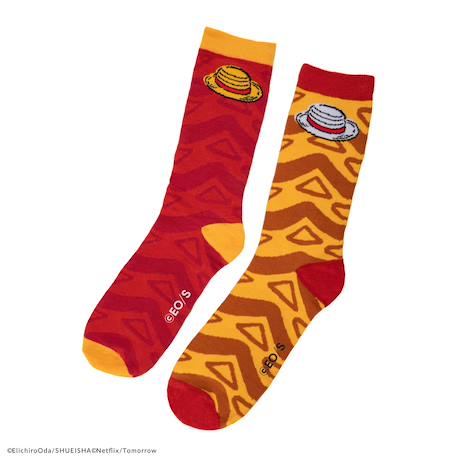 Capsule de noël chaussettes luffy - one piece Rouge 5 - vertbaudet enfant 