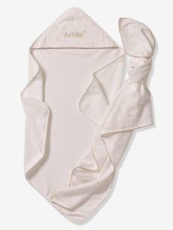Linge de maison et décoration-Linge de bain bébé-Coffret cape de bain et lange