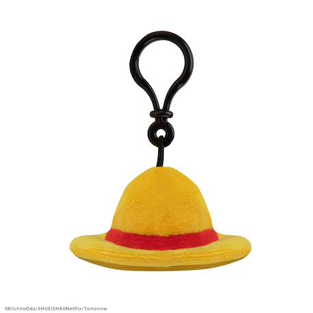 Capsule de noël porte-clés peluche chapeau de paille - one piece Jaune 5 - vertbaudet enfant 