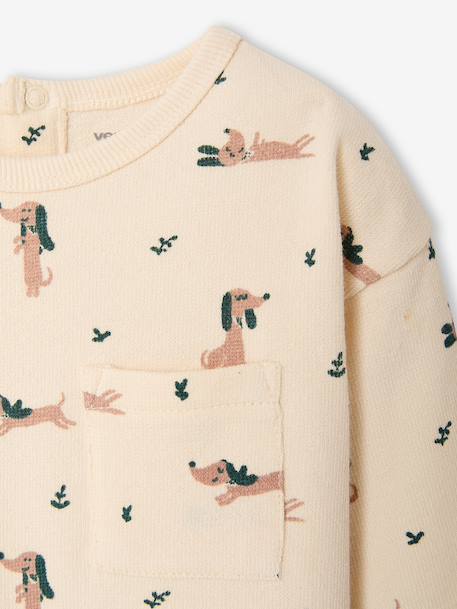 Ensemble T-shirt et pantalon bébé garçon caramel+vert 5 - vertbaudet enfant 