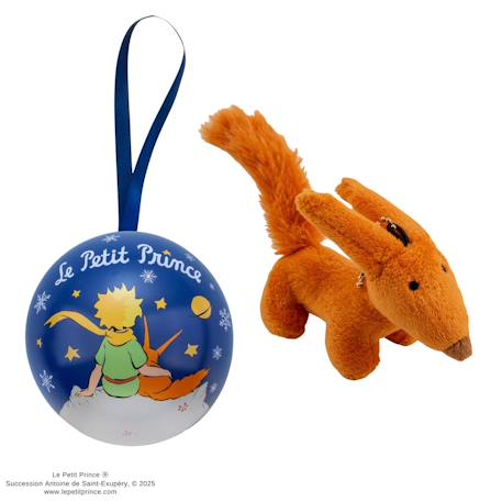 Capsule de noël porte-clés peluche le renard - le petit prince Bleu 1 - vertbaudet enfant 