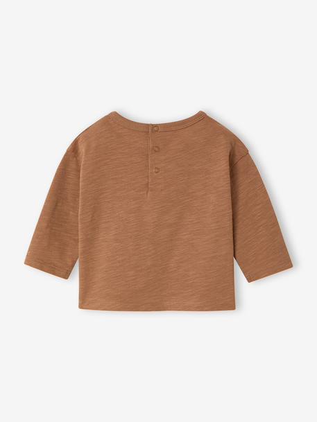 T-shirt manches longues bébé garçon caramel 4 - vertbaudet enfant 