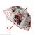 Parapluie transparent hellfire club - stranger things Rouge 1 - vertbaudet enfant 