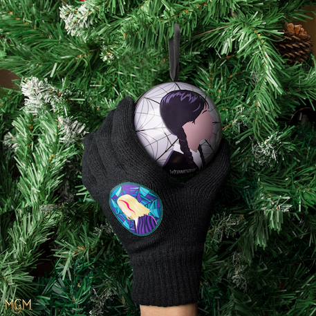 Capsule de noël gants mercredi et enid - mercredi Noir 2 - vertbaudet enfant 