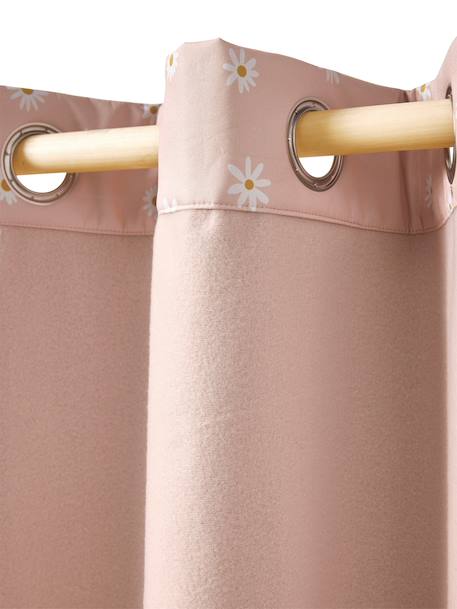 Rideau occultant thermique fleurs rose pâle 4 - vertbaudet enfant 