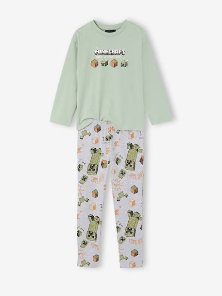 Pyjama Minecraft vert 1 - vertbaudet enfant 