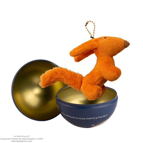 Capsule de noël porte-clés peluche le renard - le petit prince Bleu 3 - vertbaudet enfant 