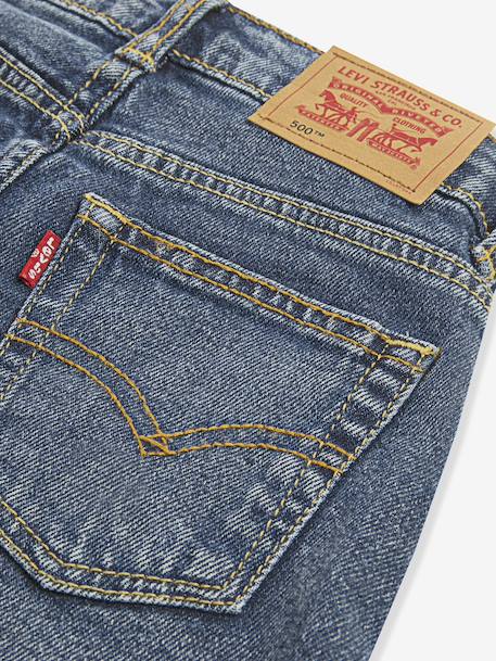 Jean 555 Relaxed Straight denim bleached 4 - vertbaudet enfant 