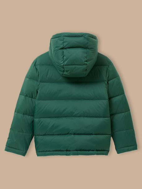 Doudoune garçon réversible Cerise+Vert pin 4 - vertbaudet enfant 