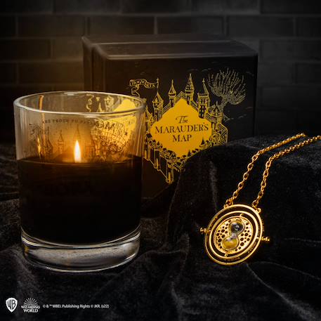 Bougie parfumée carte du maraudeur avec retourneur de temps - harry potter Noir 3 - vertbaudet enfant 