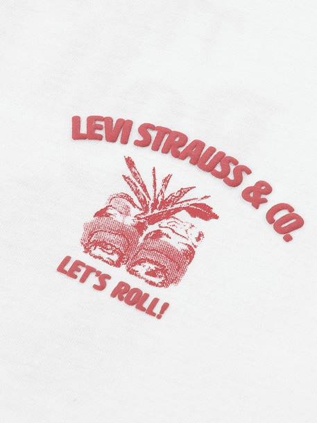 T-shirt Roll Models blanc 4 - vertbaudet enfant 