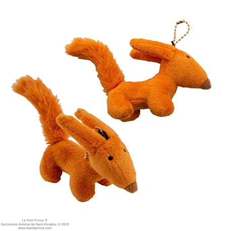 Capsule de noël porte-clés peluche le renard - le petit prince Bleu 5 - vertbaudet enfant 