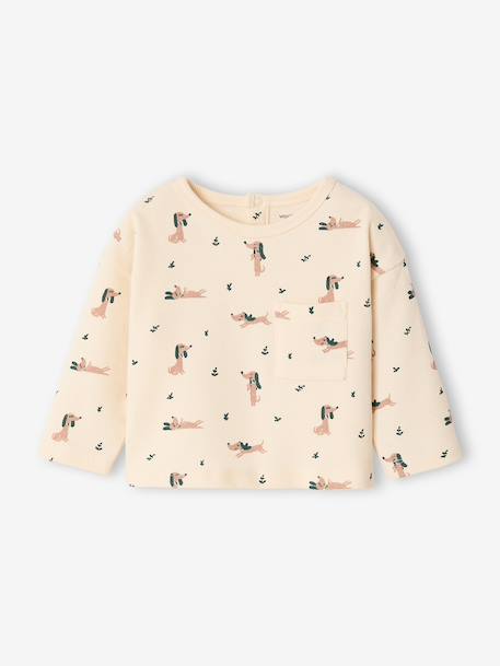 Ensemble T-shirt et pantalon bébé garçon caramel+vert 2 - vertbaudet enfant 