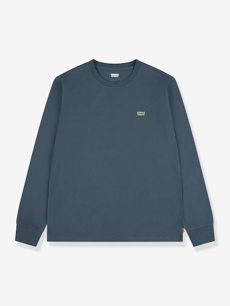 T-shirt manches longues gris foncé 1 - vertbaudet enfant 