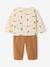 Ensemble T-shirt et pantalon bébé garçon caramel+vert 4 - vertbaudet enfant 