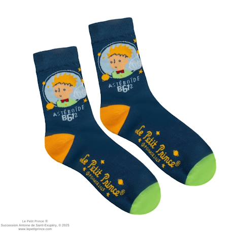 Capsule de noël chaussettes le grand voyage du petit prince - le petit prince Bleu 5 - vertbaudet enfant 