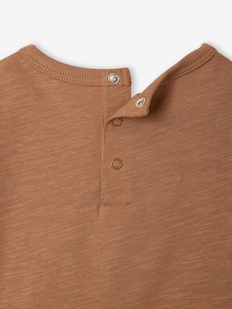 T-shirt manches longues bébé garçon caramel 3 - vertbaudet enfant 