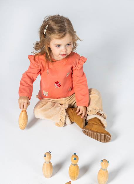 Ensemble maille bébé fille brodé renards Pink 2 - vertbaudet enfant 