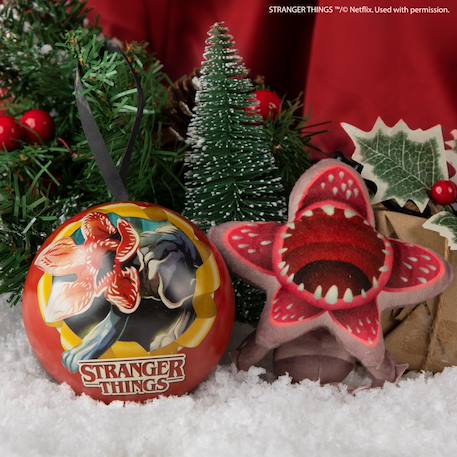 Capsule de noël porte-clés peluche demogorgon - stranger things Rouge 2 - vertbaudet enfant 