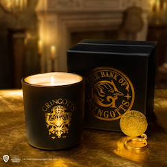 Linge de maison et décoration-Décoration-Objet déco-Bougie parfumée gringotts avec porte-clés - harry potter