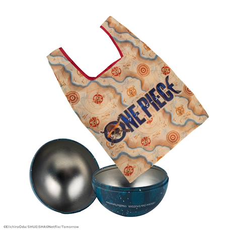 Capsule de noël sac shopping carte de grand line - one piece Bleu 4 - vertbaudet enfant 