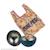 Capsule de noël sac shopping carte de grand line - one piece Bleu 4 - vertbaudet enfant 