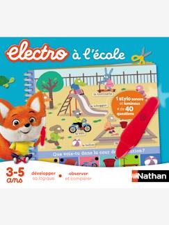 Jouet-Jeux éducatifs-Lire, écrire, compter et heure-Petit electro à l'école NATHAN