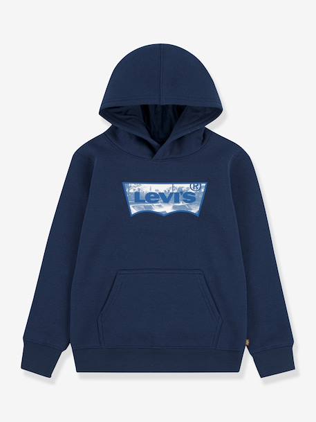 Sweat à capuche Skate Park marine 1 - vertbaudet enfant 
