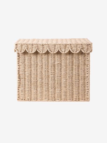 Panier de rangement XL malle en corde de papier FESTON ficelle 5 - vertbaudet enfant 