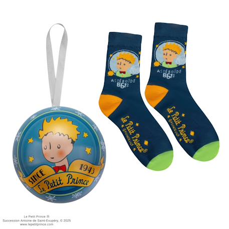 Capsule de noël chaussettes le grand voyage du petit prince - le petit prince Bleu 1 - vertbaudet enfant 