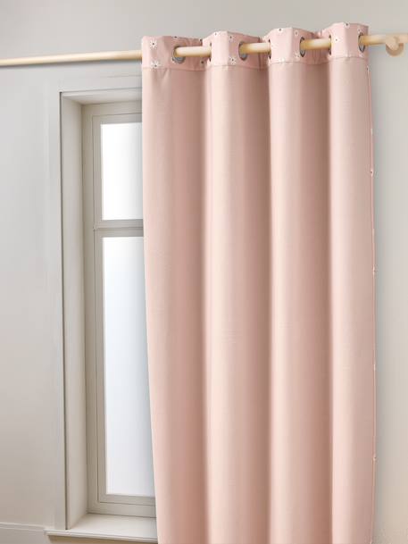 Rideau occultant thermique fleurs rose pâle 2 - vertbaudet enfant 
