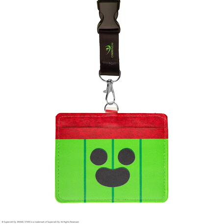 Tour de cou et porte-carte spike - brawl stars Vert 3 - vertbaudet enfant 