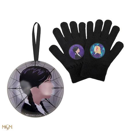 Capsule de noël gants mercredi et enid - mercredi Noir 1 - vertbaudet enfant 