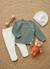Ensemble broderie renard Gris vert 1 - vertbaudet enfant 