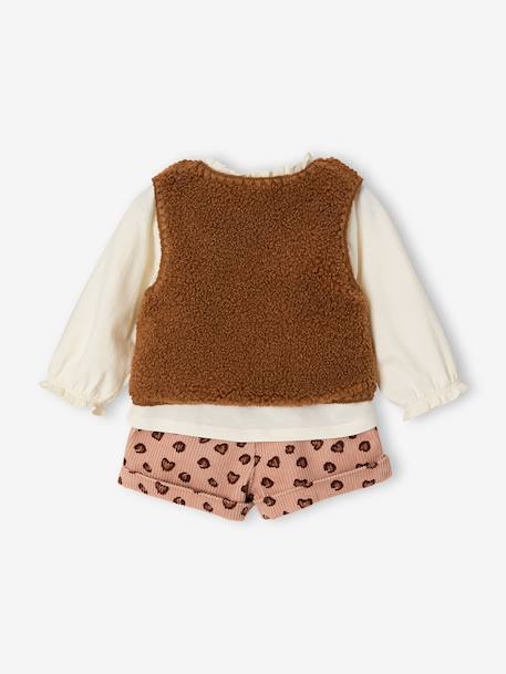 Ensemble bébé fille 3 pièces blush 5 - vertbaudet enfant 