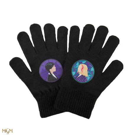 Capsule de noël gants mercredi et enid - mercredi Noir 5 - vertbaudet enfant 