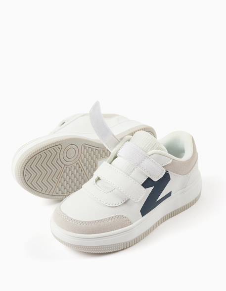 Baskets à fermeture à scratch Blanc 4 - vertbaudet enfant 