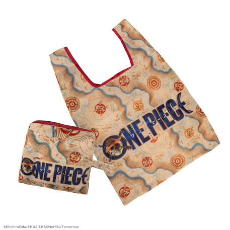 Capsule de noël sac shopping carte de grand line - one piece Bleu 5 - vertbaudet enfant 