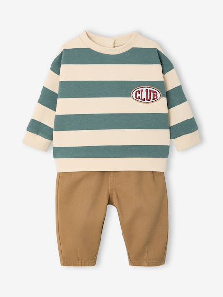Bébé-Ensemble-Ensemble bébé garçon sweat et pantalon