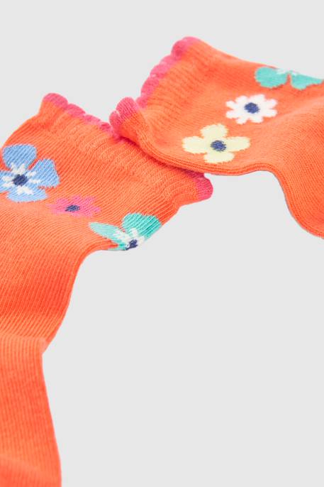 Lot de chaussettes en coton Vert 2 - vertbaudet enfant 