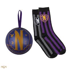 Linge de maison et décoration-Décoration-Objet déco-Capsule de noël chaussettes académie nevermore - mercredi
