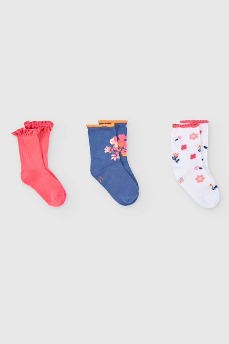 Fille-Sous-vêtement-Lot de chaussettes en coton